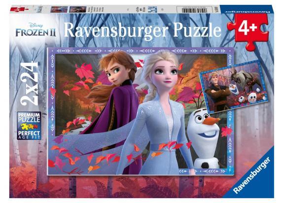 Ravensburger Frozen: Ijzige Avonturen - Puzzel (2x24)