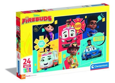 Clementoni - Puzzel - 24 Maxi Stukjes - Disney Firebud - Kinderpuzzel - Vanaf 3 jaar