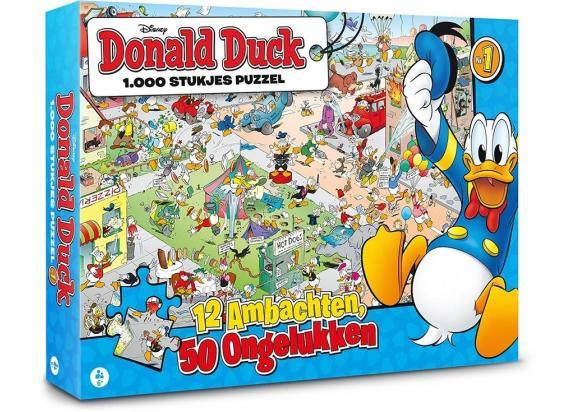 Just Games Donald Duck 1: 12 Ambachten 50 Ongelukken - Puzzel (1000)