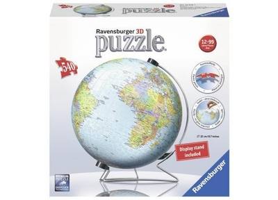 Ravensburger Worlds Globe - 3D Puzzel (550)