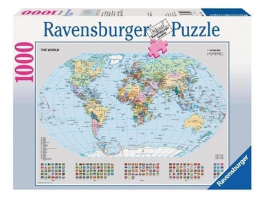 Ravensburger Politieke wereldkaart 1000st