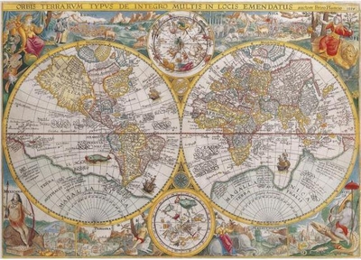 Ravensburger puzzel Wereldkaart 1594 - Legpuzzel - 1500 stukjes