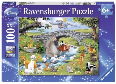 Ravensburger puzzel Disney Familie Animal Friends - Legpuzzel - 100 stukjes