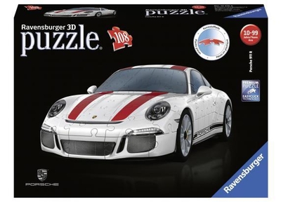 Ravensburger Porsche 911R - 3D puzzel - 108 stukjes