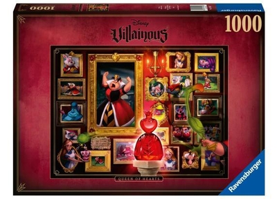 Ravensburger Disney Villainous: Queen of Hearts - Puzzel (1000)