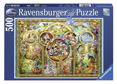 Ravensburger puzzel Disney familie - Legpuzzel - 500 stukjes