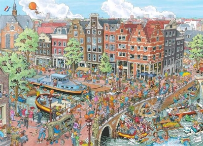 Ravensburger Fleroux: Amsterdam Cities of the World - Puzzel (1000)
