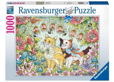 Ravensburger puzzel Kattenvriendschap - Legpuzzel - 1000 stukjes