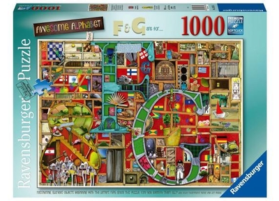 Ravensburger Awesome Alphabet F & G - Puzzel (1000)