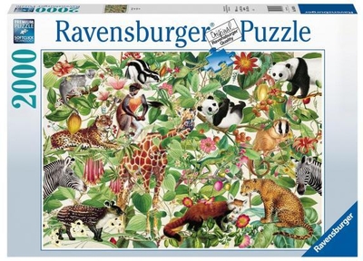 Ravensburger puzzel Jungle - Legpuzzel - 2000 stukjes