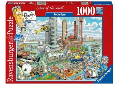 Ravensburger Fleroux: Rotterdam Cities of the World - Puzzel (1000)