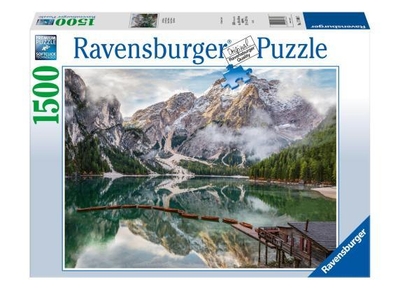 Ravensburger puzzel Italian landscapes: Lake Braies - Legpuzzel - 1500 stukjes