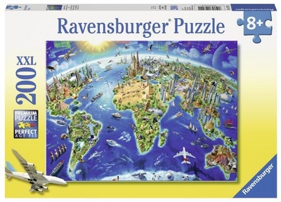 Ravensburger puzzel De wereld in symbolen - legpuzzel - 200 stukjes
