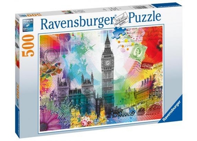 Ravensburger puzzel Kaartje uit Londen - Legpuzzel - 500 stukjes