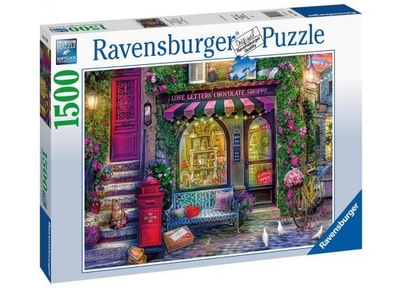 Ravensburger Liefdesbrieven en chocolade - Puzzel (1500)