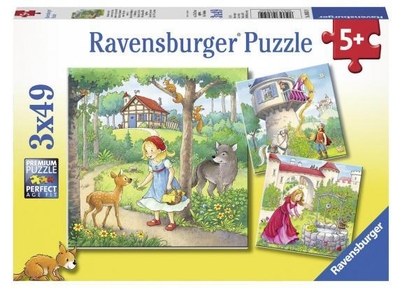 Ravensburger Rapunzel en Roodkapje 3x49st