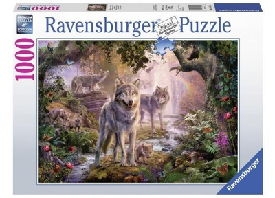 Ravensburger puzzel Wolvenfamilie in de zomer - Legpuzzel - 1000 stukjes