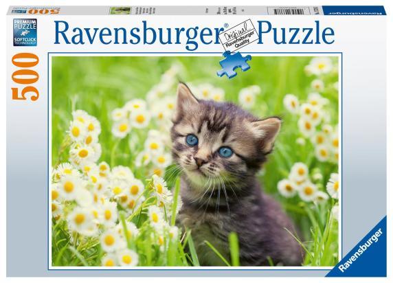 Ravensburger puzzel Katje in de wei - Legpuzzel - 500 stukjes