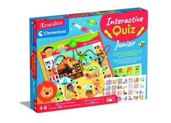 Education Clementoni - Interactive Quiz Junior - Educatief Speelgoed - Kleuter Speelgoed - 4+ Jaar