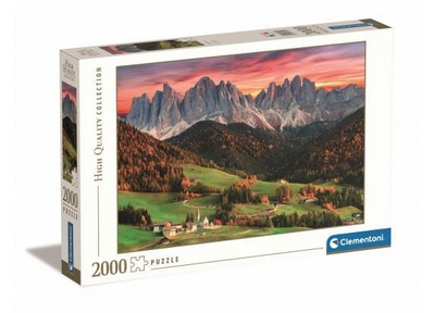 Clementoni - Puzzel - 2000 Stukjes - Val di Funes, Italië - Puzzel Voor Volwassenen - High Quality Collection