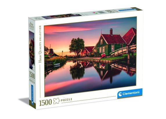 Clementoni - Puzzel 1500 Stukjes High Quality Collection Zaanse Schans, Puzzel Voor Volwassenen en Kinderen, 14-99 jaar, 31696