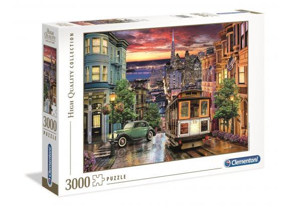 Clementoni High Quality Collection - Puzzel 3000 Stukjes - San Francisco - Puzzel Voor Volwassenen