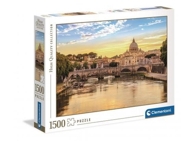 Clementoni - Puzzel - 1500 Stukjes - Uitzicht op Rome - Puzzel Voor Kinderen en Volwassenen Collection - High Quality Collection