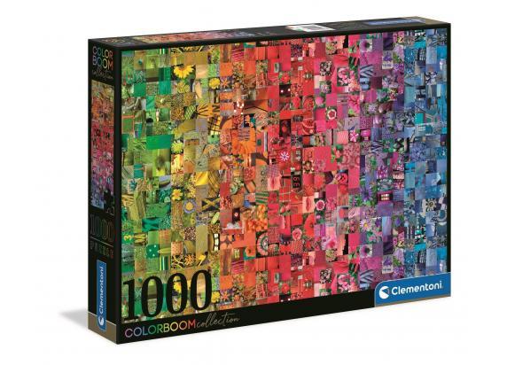 Clementoni - Puzzel 1000 Stukjes Collage - Colorboom, Puzzel Voor Volwassenen en Kinderen, 14-99 jaar, 39595