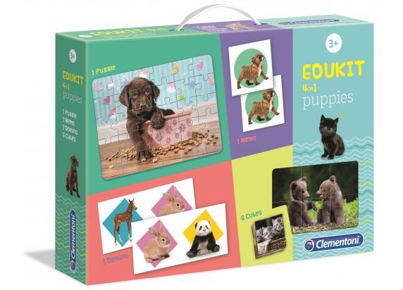 Clementoni Puppies Edu-Kit 4-in-1