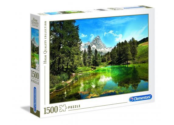 Clementoni - Puzzel 1500 Stukjes High Quality Collection, Blue Lake, Puzzel Voor Volwassenen en Kinderen, 14-99 jaar, 31680