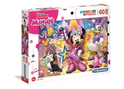 Clementoni - Puzzel - 60 Stukjes - Minnie Mouse Happy Helper - Puzzel Voor Kinderen vanaf 4 Jaar