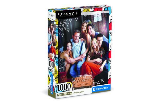 Clementoni - Puzzel 1000 Stukjes - Friends - Puzzel Voor Volwassenen en Kinderen - 14-99 jaar - 39711