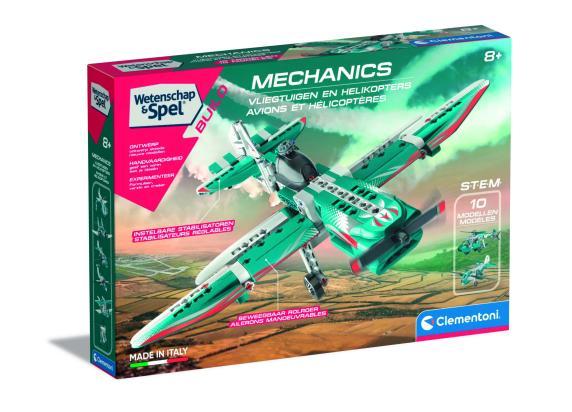 Clementoni - Wetenschap en Spel Wetenschap & Spel - Mechanics Vliegtuigen en Helikopters