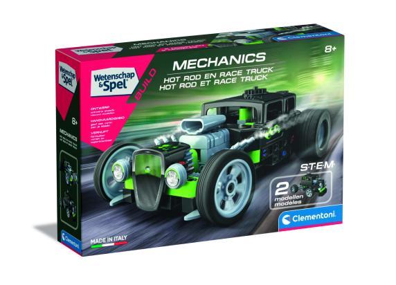 Clementoni - Wetenschap en Spel Wetenschap & Spel - Mechanics Hot Rod en Race Truck