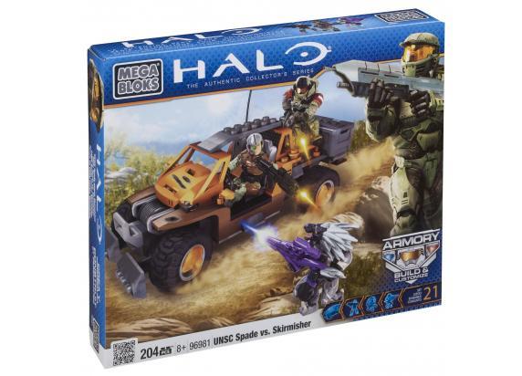 Mega Bloks Halo Wars UNSC Spade versus Skimisher