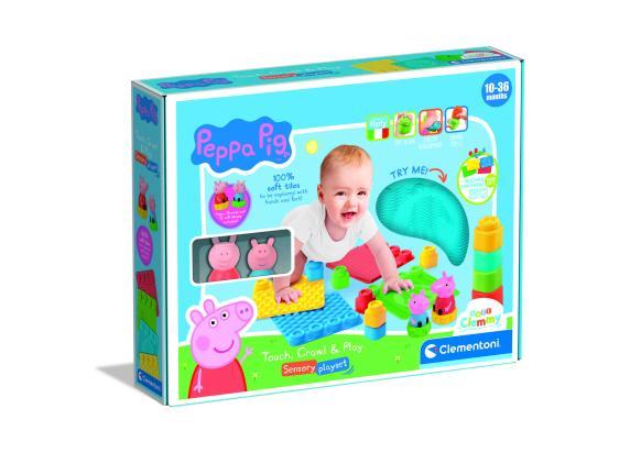 Clementoni - Peppa Pig Clemmy Peppa Pig Sensorisch Tapijt