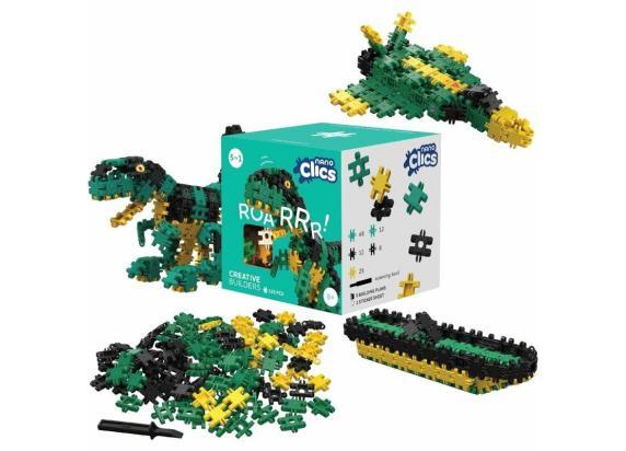 Nano Clics – Creative Builders 125 Piece Set – 5 in 1 Bouwblokken – SPEELGOED Gemaakt Van 100% RECYCLED Plastic – Speelgoed 8, 9, 10, 11, 12 jaar – Constructie Speelgoed