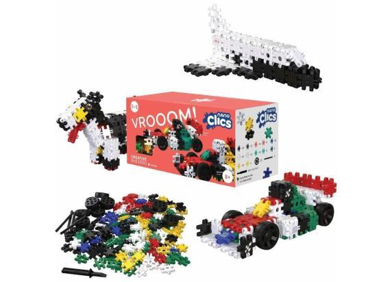 Nano Clics – Creative Builders 250 Piece Set – 5 in 1 Bouwblokken – SPEELGOED Gemaakt Van 100% RECYCLED Plastic – Speelgoed 8, 9, 10, 11, 12 jaar – Constructie Speelgoed