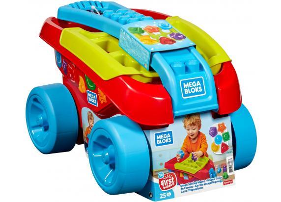 Fisher Price Fisher Price Mega Bloks Vormensorteerwagen