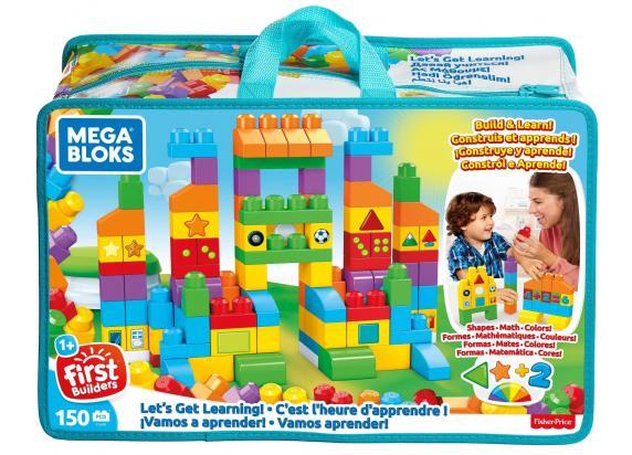 Mega Bloks Fisher Price Mega Bloks Laten We Leren Tas met 150