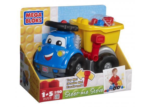 Mega Bloks Bestuurbare truck Steer me Steve met blokken