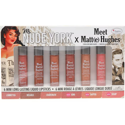 The Balm Lippenstiftsets Ms. Nude York x Triff Matt(e) Hughes Dames 1,2 ml