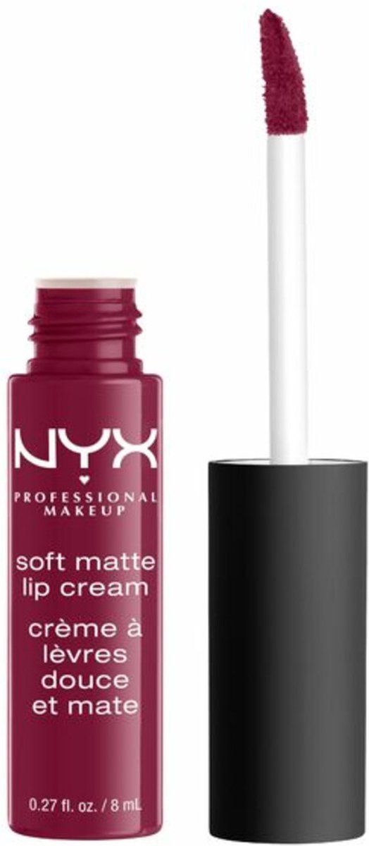 Nyx Professional Makeup Soft Matte Lip Cream - Copenhagen - Matte lippenstift, lippenbalsemtextuur - Paars