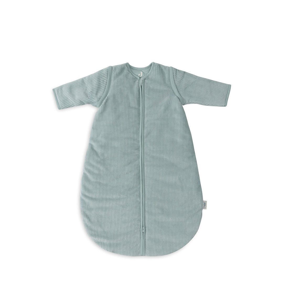 Jollein slaapzak met afritsbare mouw Rib - Sea Green