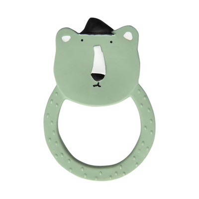 Trixie Mr Polar Bear rubberen bijtring lichtgroen