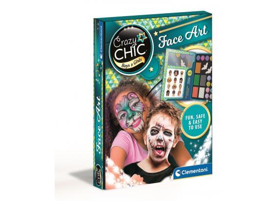 Clementoni - Crazy Chic Crazy Chic Face Art Halloween Gezichtsmake-up