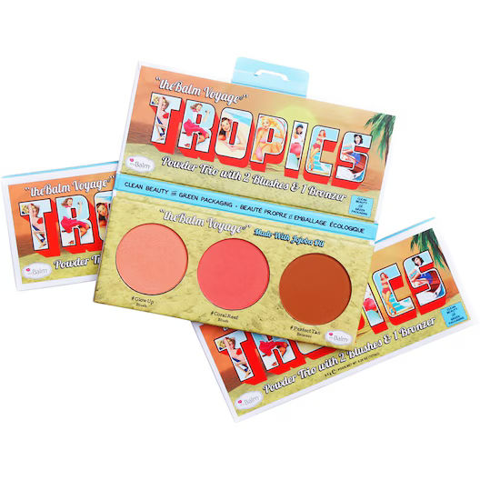 The Balm Blush Make-up Palette Tropics Powder Trio Re-fill paletten Dames 8,5 g