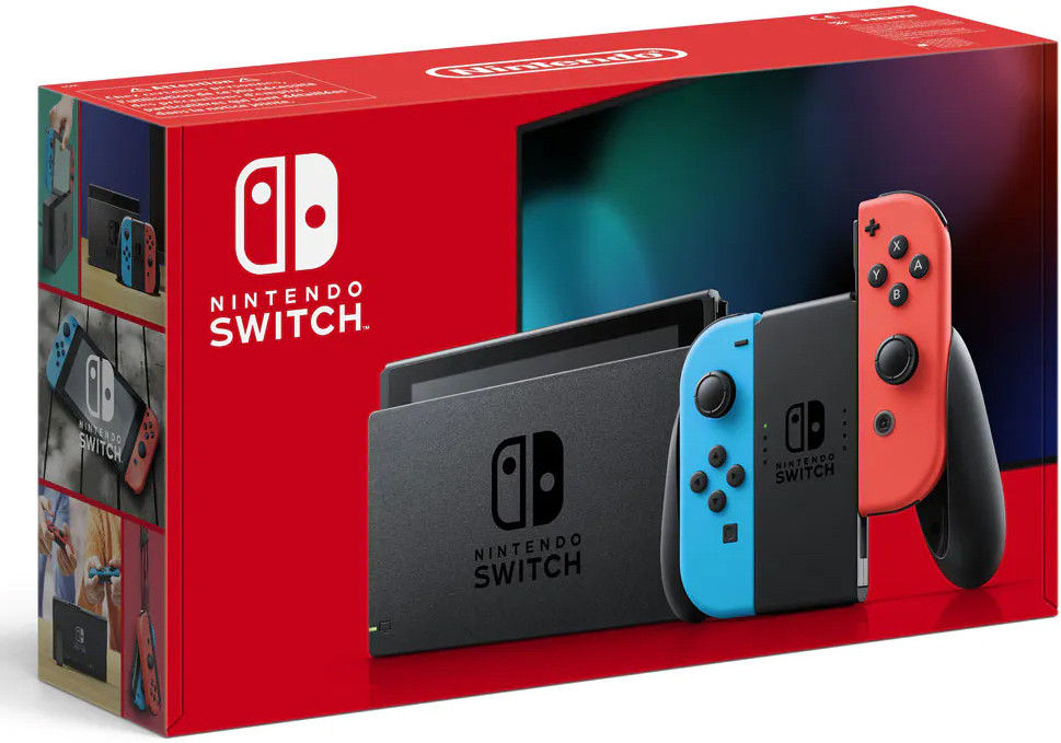 Nintendo Switch (2019 upgrade) - Red/Blue Nintendo Switch