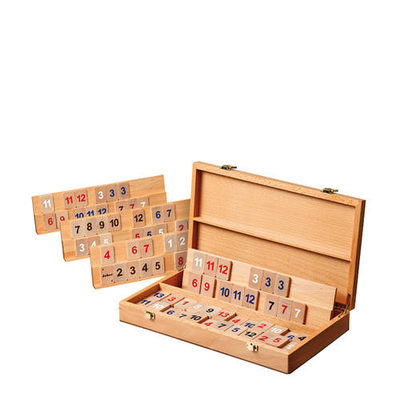 Philos Rummy hout cassette 36x20cm Rummy houten cassette (36x20 cm)