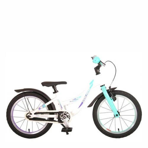 Volare Glamour kinderfiets 16 inch Parelmoer/ mintgroen